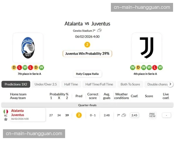 深度复盘：尤文图斯1-0亚特兰大，一场由极致防守转换决定的一球小胜